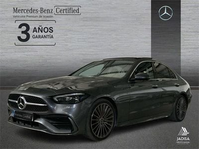 Gris selenita Usado 2022 Mercedes C220 AMG line Berlina | 42.990 € (Un poco caro)