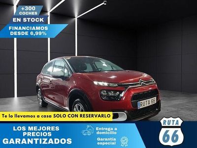 Usado Citroën C3 Feel 82 CV (60 kW) 2019 Rojo Utilitario