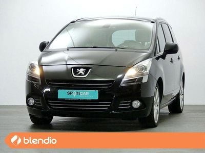 Usado Peugeot 5008 112 CV (82 kW) 2010 Negro Monovolumen