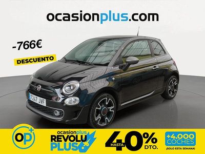 Usado Fiat 500 S 69 CV (50 kW) 2016 Negro Utilitario