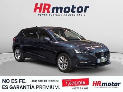 Usado Seat Leon Style 111 CV (81 kW) 2021 Azul Utilitario