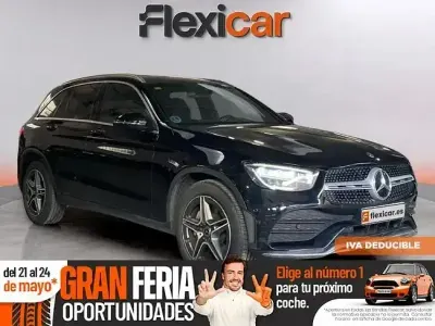 Usado Mercedes GLC200 163 CV (119 kW) 2020 Negro SUV