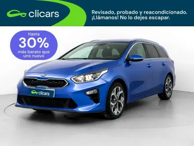 Usado Kia Ceed 120 CV (88 kW) 2019 Azul Utilitario