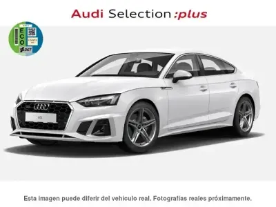 Usado Audi A5 S-Line 204 CV (150 kW) 2021 Blanco Coupe