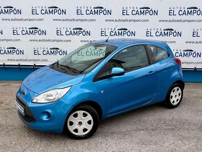Usado Ford Ka S 69 CV (50 kW) 2014 Azul Utilitario
