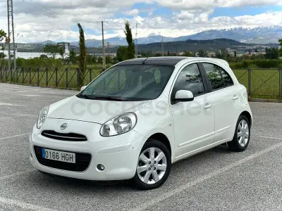 Brugt Nissan Micra Acenta 98 HK (72 kW) 2011 Hvid Hatchback