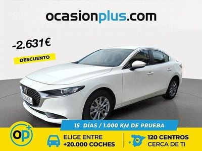 Usado Mazda 3 Prime-Line 140 CV (102 kW) 2025 Blanco Berlina
