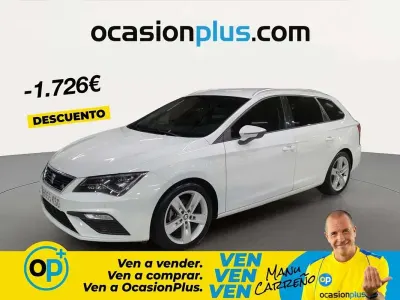 Usado Seat Leon ST FR 150 CV (110 kW) 2018 Blanco Familiar