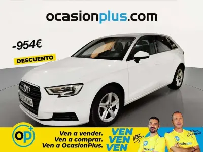 Usado Audi A3 Sportback 116 CV (85 kW) 2018 Blanco Utilitario