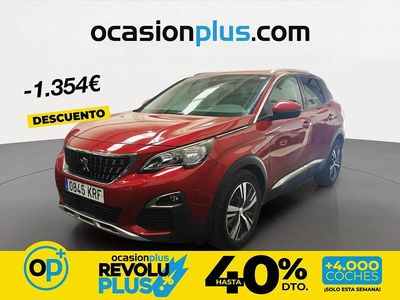Usado Peugeot 3008 Allure 130 CV (95 kW) 2018 Rojo SUV