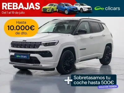 Usado Jeep Compass 130 CV (95 kW) 2022 Blanco SUV