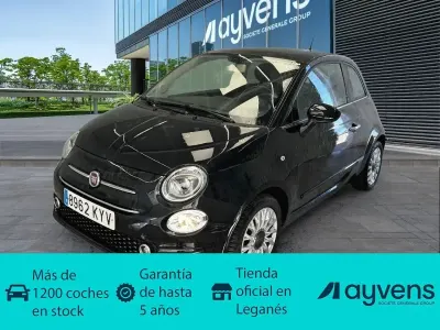 Używany Fiat 500 Lounge 69 KM (50 kW) 2019 Czarny Hatchback