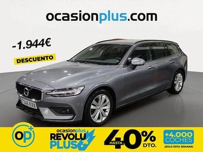 Usado Volvo V60 Momentum 150 CV (110 kW) 2019 Gris Familiar