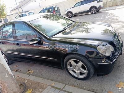 Usado Mercedes C240 Elegance 170 CV (125 kW) 2003 Negro Berlina