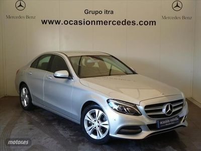 Usado Mercedes C220 170 CV (125 kW) 2014 Plateado Berlina