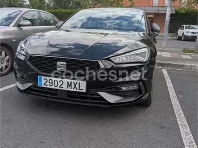 Usado Seat Leon FR 150 CV (110 kW) 2024 Negro Berlina