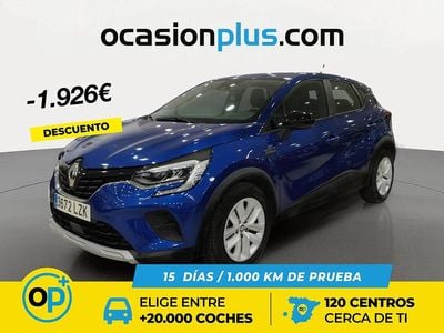Usado Renault Captur Intens 90 CV (66 kW) 2022 Azul SUV