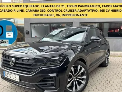 Usado VW Touareg R 340 CV (250 kW) 2021 Negro SUV