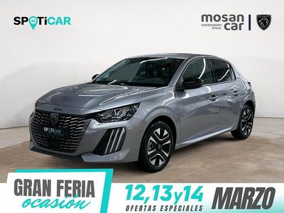 Usado Peugeot 208 Allure 100 CV (73 kW) 2024 Gris artense Utilitario