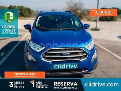 Usado Ford Ecosport Trend 125 CV (91 kW) 2018 Azul SUV