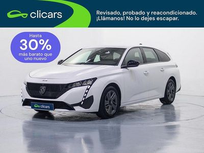 Usado Peugeot 308 SW Active 130 CV (95 kW) 2022 Blanco Familiar