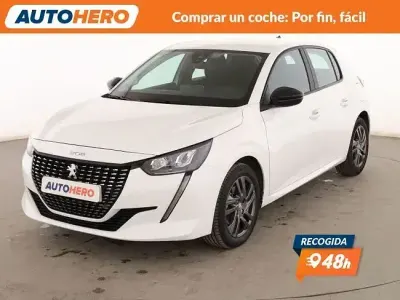 Usado Peugeot 208 Active 101 CV (74 kW) 2022 Blanco Utilitario