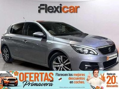 Usado Peugeot 308 Style 131 CV (96 kW) 2021 Gris Utilitario