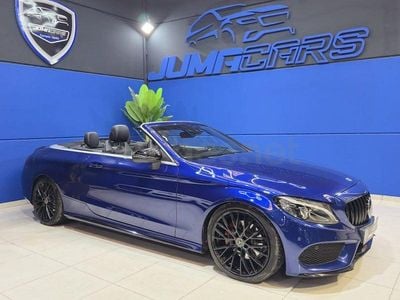 Usado Mercedes C220 194 CV (142 kW) 2018 Azul Descapotable