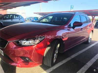 Usado Mazda 6 Style 150 CV (110 kW) 2014 Granate Familiar