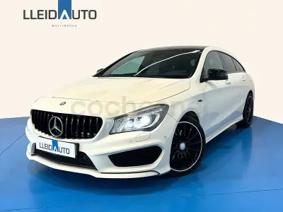 Usado Mercedes CLA250e Shooting Brake AMG line 211 CV (155 kW) 2015 Blanco Familiar