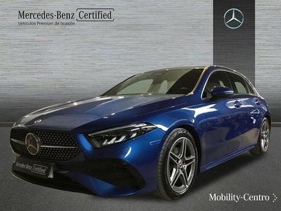 Usado Mercedes A180 AMG line 116 CV (85 kW) 2024 Azul espectra Utilitario