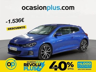Begagnad VW Scirocco R-line 125 HK (91 kW) 2018 Blå Sportkupé
