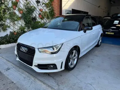 Usado Audi A1 Sportback S-Line 90 CV (66 kW) 2015 Blanco Utilitario