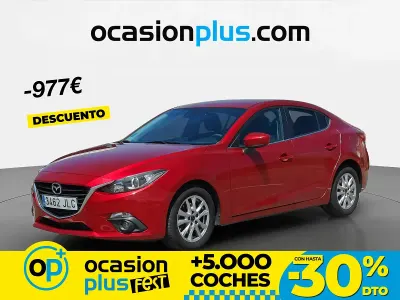Używany Mazda 3 Style 150 KM (110 kW) 2016 Czerwony Sedan/Limuzyna
