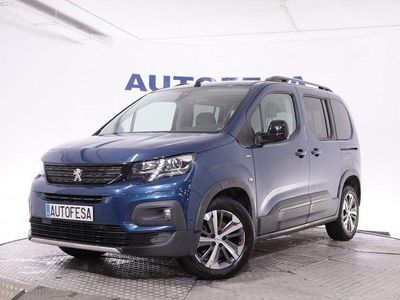 Usado Peugeot Rifter GT-line 130 CV (95 kW) 2019 Azul Monovolumen