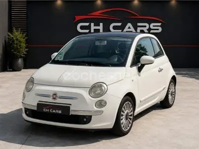 Usado Fiat 500 Lounge 69 CV (50 kW) 2009 Blanco Descapotable