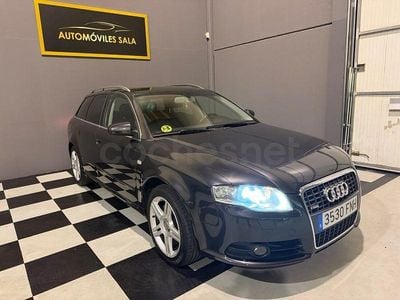 Usado Audi A4 S-Line 170 CV (125 kW) 2007 Negro Familiar