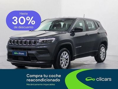 Usado Jeep Compass Longitude 130 CV (95 kW) 2024 Gris / plata SUV