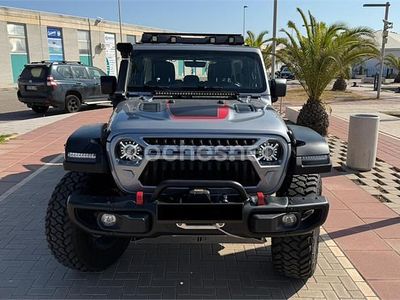 Usado Jeep Wrangler Unlimited Rubicon 284 CV (208 kW) 2018 Gris / plata SUV
