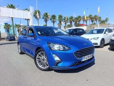 Azul Usado 2020 Ford Focus Titanium Familiar | 11.590 € (Precio justo)