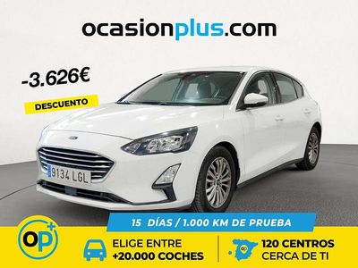 Usado Ford Focus Titanium 120 CV (88 kW) 2020 Blanco Berlina