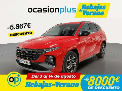 Usado Hyundai Tucson N Line 150 CV (110 kW) 2024 Rojo SUV