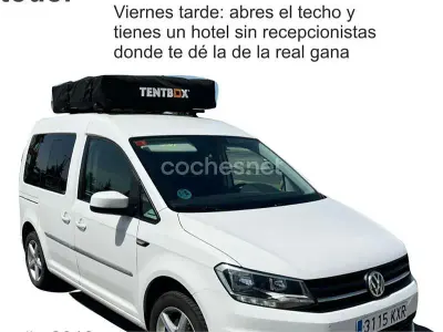 Usado VW Caddy Beach 102 CV (75 kW) 2018 Blanco Monovolumen