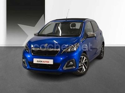 Usado Peugeot 108 Allure 72 CV (52 kW) 2021 Azul Descapotable