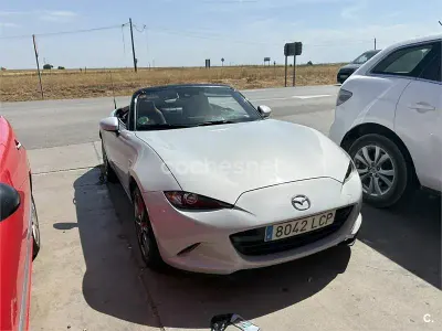 Usado Mazda MX5 184 CV (135 kW) 2019 Blanco Descapotable