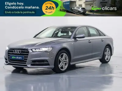 Usado Audi A6 218 CV (160 kW) 2017 Gris Berlina