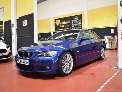 Azul Usado 2008 BMW 335 Cabriolet Descapotable | 22.290 € (Precio justo)