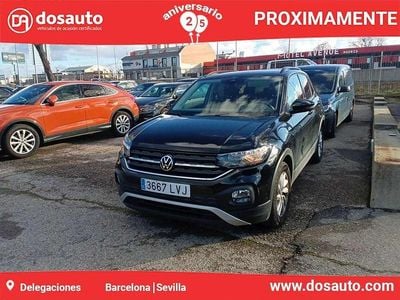 Usado VW T-Cross Advance 95 CV (69 kW) 2022 Negro SUV