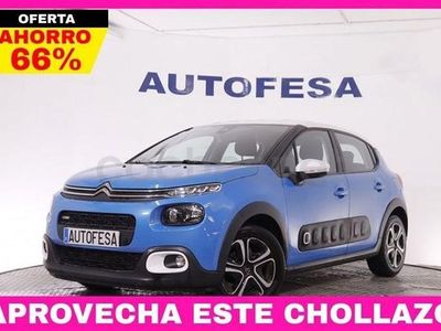 Usado Citroën C3 PureTech 82 CV (60 kW) 2017 Azul Berlina