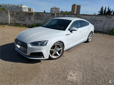 Usado Audi A5 Sportback 190 CV (139 kW) 2019 Blanco Utilitario